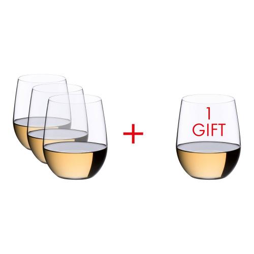 Riedel The O Wine Tumbler Viognier / Chardonnay 4-piece Set