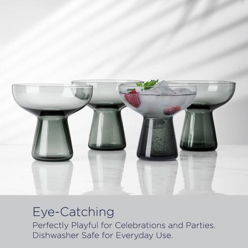 Mikasa Phoebe 4 pc Margarita Glasses Set