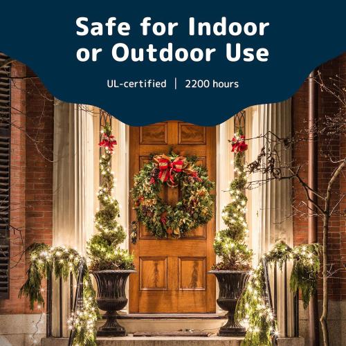 String Lights For Indoor Or Outdoor, 40 Feet, 200 Lights