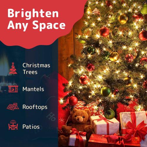 String Lights For Indoor Or Outdoor, 40 Feet, 200 Lights