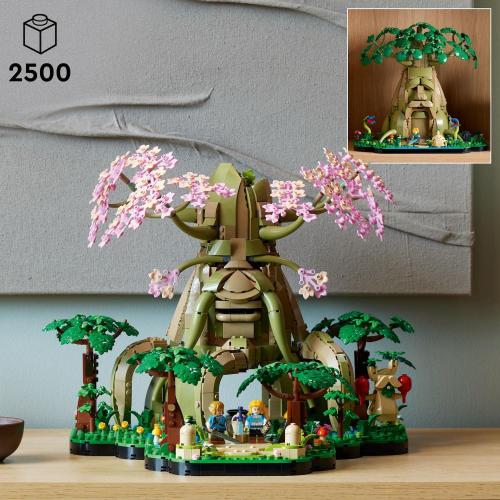 LEGO The Legend of Zelda Great Deku Tree 2in1 Building Set for Adults 77092