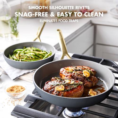 COLOR WHITE GreenPan GP5 Colors 14 pc Hard Anodized Ceramic NonStick Cookware Set