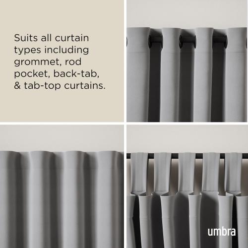 Umbra Twilight 3/4-in. Wrap-Around Double Drapery Curtain Rod