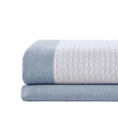 Madison Park Spa Waffle 3M Water Repellent Shower Curtain