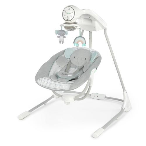 Ingenuity InLighten Elephant Soothing Baby Swing