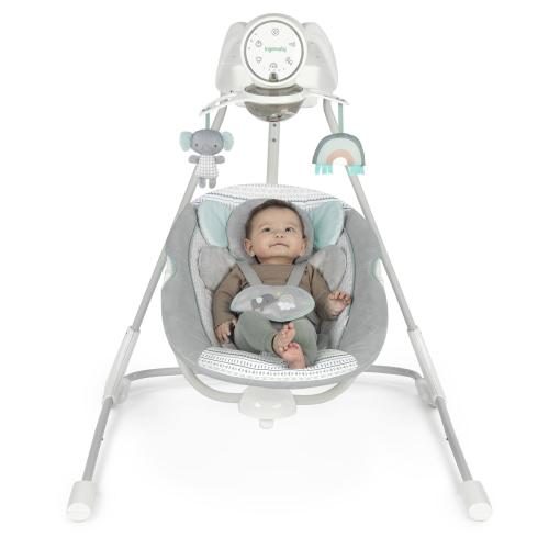 Ingenuity InLighten Elephant Soothing Baby Swing