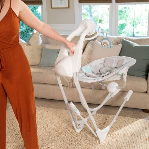 Ingenuity InLighten Elephant Soothing Baby Swing