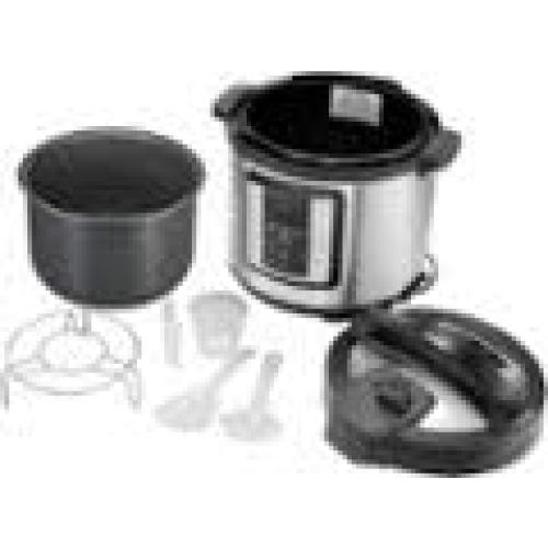 Insignia- 6-Quart Multi-Function Pressure Cooker - Stainless Steel