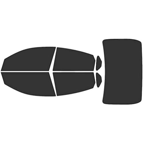 Rvinyl Window Tint Kit Compatible with Honda Civic 2016-2021 Sedan - Black 20% - Single Ply No Bubble Film - Do it Yourself Vehicle Complete Precut Kit