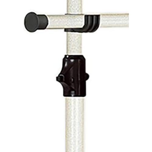 PRINCE HANGER Heavy Duty Adjustable Garment Rack – One Touch System for Easy Assembly, 352 LBS Load Capacity, Freestanding Metal Wardrobe Closet Rack Ivory (Width Adjustable, PHUS-0023)