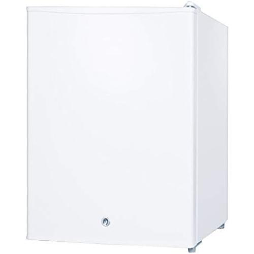 FS30L7 19 Medical Commercially Approved Compact Freezer with 1.8 cu. ft. Capacity Factory Installed Lock Adjustable Thermostat and Manual Defrost in White