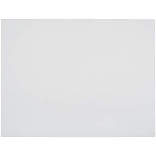 Pack 25 Size 22 x 28 Inches School Smart Railroad Poster Board Paper, Size 22 x 28 Inches, 6-Ply, White, Pack of 25