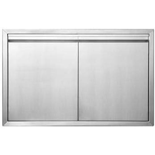 JIE JIN BBQ Access Door 30 W X 21 H Outdoor Kitchen Doors Double Doors Thickened 304 Stainless Steel Outdoor Kitchen Accessories Door for Indoor/Outdoor Kitchen Outdoor Cabinet BBQ Island