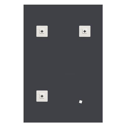 Ruomeng Rectangle Wall Mirror Frameless Mirror 16” x 24 Beveled Edge Mirror for Bathroom Vanity and Entryway