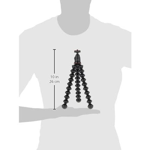 Joby GorillaPod Compact Tripod Kit with Ballhead for Mirrorless Cameras up to 2.2 lbs. Black/Charcoal.