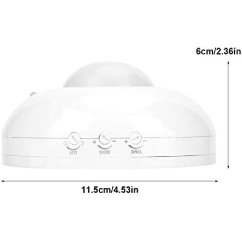 Infrared Sensor Detector Light Bulb Switch 110V-240V Adjustable PIR Auto Sensor Switch Body Motion Movement Ceiling