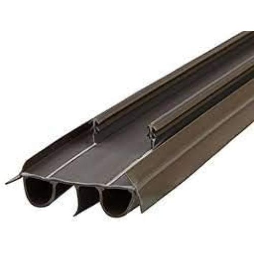 KS Hardware Double Bubble Kerf Door Sweep 31-3/4 Inches Wide, Energy Efficient Vinyl Seal for Exterior Doors, Easy Installation, Weatherproof Design, Keeps Drafts, Dust and Insects Out