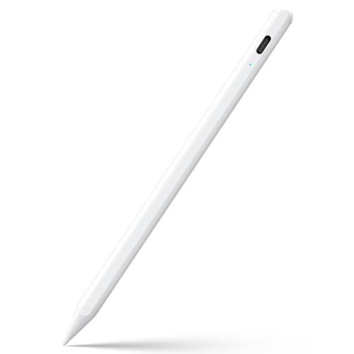 Jamjake Stylus Pen for iPad 6-11th Gen 2X Fast Charge, Palm Rejection-White
