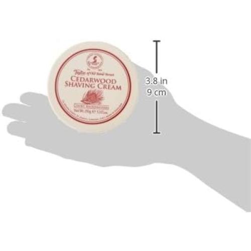 Taylor of Old Bond Cedarwood Shaving Cream, 0.33 Pound