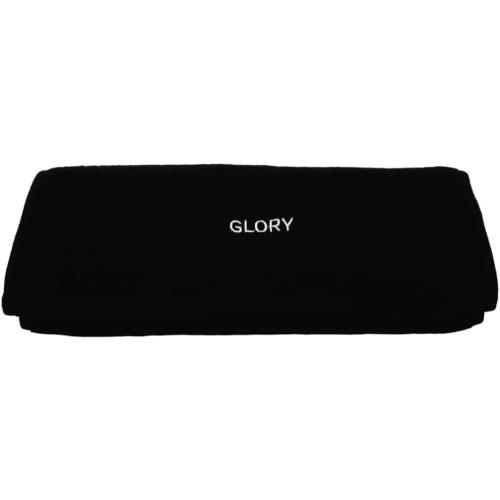 Glory Gym Towel - 100% Organic Cotton - Soft and Absorbent for Gym, Yoga, spa Dimensions (29.52 X 13.78 inch) 570 GSM (Black)