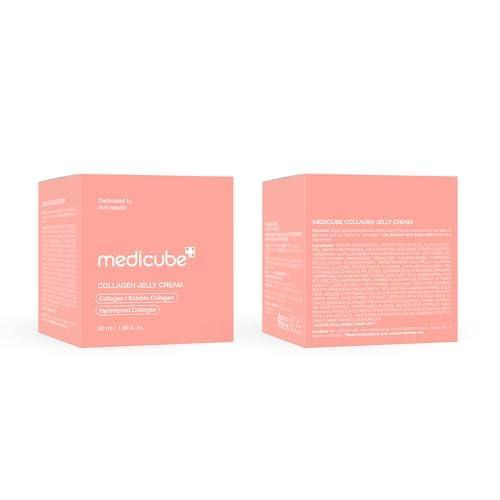 medicube Collagen Jelly Cream- Niacinamide & Freeze-Dried Hydrolyzed Collagen - Boosts skin's barrier hydration and gives 24h Glow & Lifted Look - Korean skincare (1.69 Fl Oz (Pack of 1))