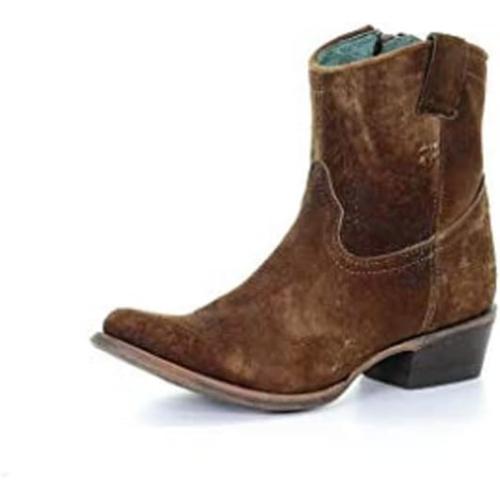 Size 8 CORRAL Women's Western Style Round Toe Lamb Leather Ankle Eudora Boots