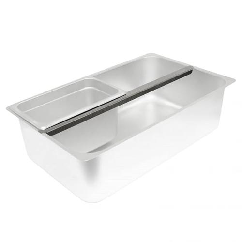 4 Pack 20.6 Inch 523 mm Stainless Steel Adaptor Bar for Food Pan, Divider Bar for Food Service Bain Marie Steam Table Steam Loss Prevention