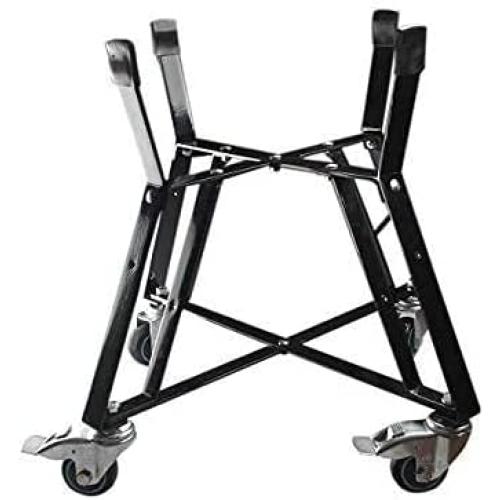 Dracarys Rolling Cart for Big Green Egg Accessories Rolling Nest with Heavy Duty Locking Caster Wheels Powder Coated Steel Rolling Outdoor Cart for Large Big Green Egg Kamado Joe Grill Stand