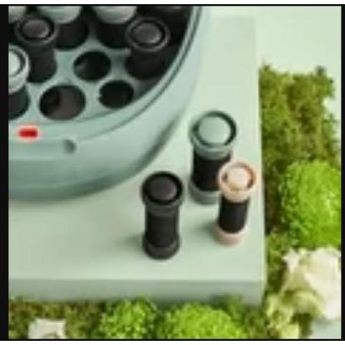 Botanicals™ Hair Setter, Ceramic, Ionic Conditioning, with 20 Rollers, Green
