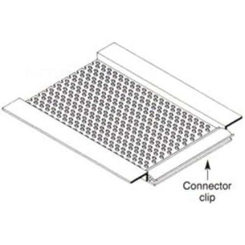 Continuous Soffit - 4300, 4 Vented Area, 8' Length, 10 Pieces per Box, PVC