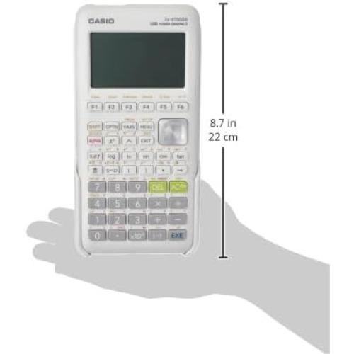 Casio fx-9750GIII Graphing Calculator | Natural Textbook Display | Python Programming | Ideal for Exams, STEM & Advanced Math | White