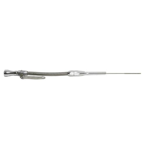 Stainless Steel Engine Oil Dipstick for SBC Chevy 1980-Up, Passenger Side