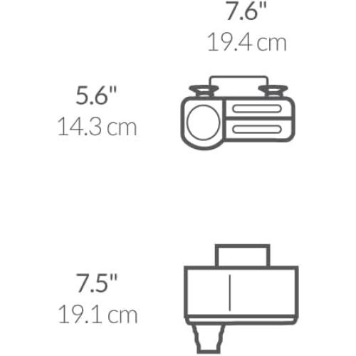 simplehuman Sink Caddy Sponge Holder, Brushed Stainless Steel