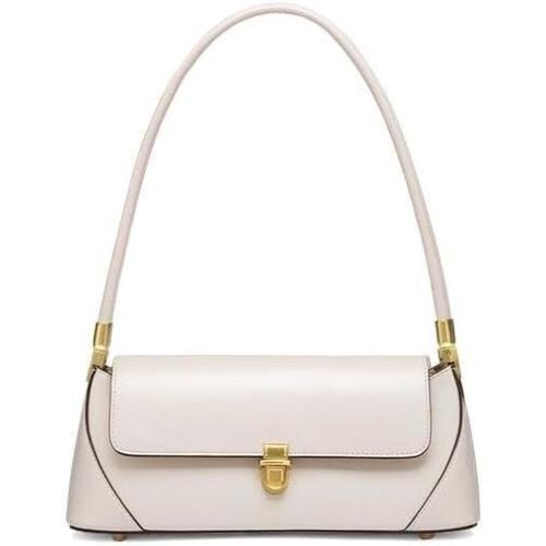 Women Shoulder Bags Vintage Handbag Retro Classic Small Purse 90s Buckle Closure