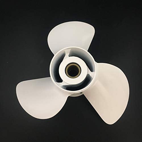 CAPTAIN Outboard Propeller fit Yamaha 115 T50 60 70 75 80 85 90 100 130 HP Engines, OEM 15 Spline Tooth Outboard Prop, RH Aluminum Propellers