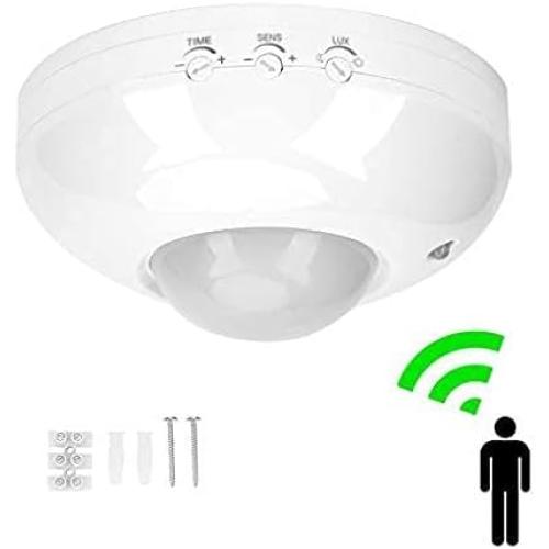 Infrared Sensor Detector Light Bulb Switch 110V-240V Adjustable PIR Auto Sensor Switch Body Motion Movement Ceiling