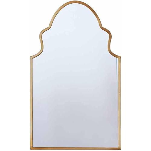 Size 70 x100 cm Mirror Simple Bathroom Mirror Bedroom Vanity Mirror Special-Shaped Makeup Mirror Bathroom Wall-Mounted Mirror Retro Entrance Mirror (Color : A Size : 70 * 100CM)