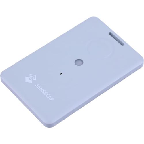 Beige seeed studio T1000-A GPS Tracker with Temp, Light, Motion Sensor, LoRaWAN, Bluetooth and Wi-fi Transmission, Bluetooth, Wi-fi, Panic Button and Buzzer, GNSS, 6.5mm Card Size, IP65 Waterproofing