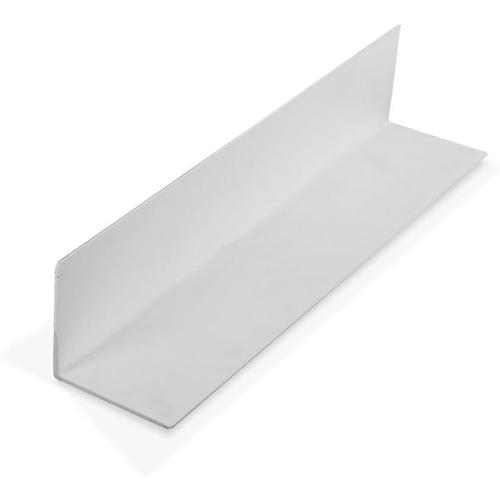Outwater Plastics 1940-Wh White 1-1/2 Inch X 1-1/2 Inch X 3/64 (.047) Inch Thick Styrene Plastic Even Leg Angle Moulding 48 Inch Lengths (Pack of 3)