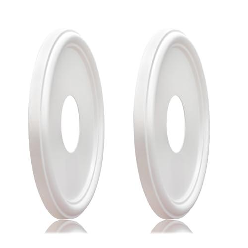 EIFHYT Molded Nylon Ceiling Medallion for Light Fixtures and Ceiling Fans 13OD x 4ID x 1-1/8P (Fits Canopies up to 10-1/4) White