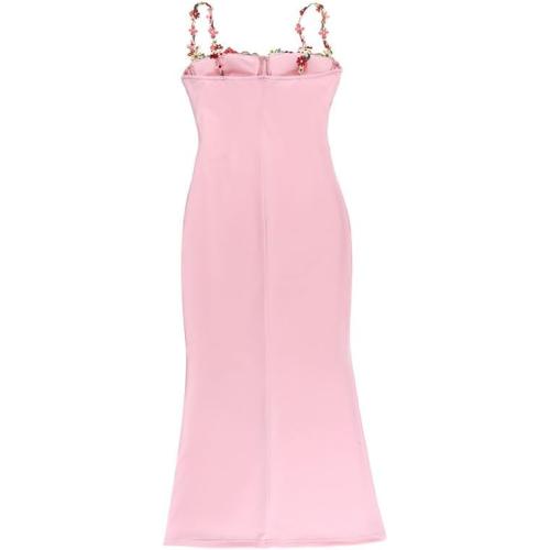 Size Small ...GeRRiT Flowy Maxi Dresses for Women 2024 Boho Chic Floral Bodycon Dress Spaghetti Straps Tube Party Club Long Dresses Sexy Sling Sundress for Curvy Women-Pink||XL, Small-Large