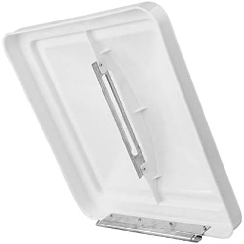 2 Pack Universal Roof Vent Cover Vent Lid Replacement for RV, Trailer, Camper, Motorhome Roof Vent Cover White