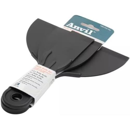 Anvil 1.5/3/6 in. Plastic Putty Knife Set (3 Pieces)