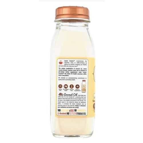 Leaner Creamer Caramel Flavored Creamer, Coconut Oil Based, 9.87 Ounces (Pack Of 6)