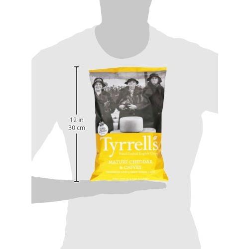 Tyrrell's Crisps, Crisps, Mature Cheddar & Chive, 5.3 Ounce