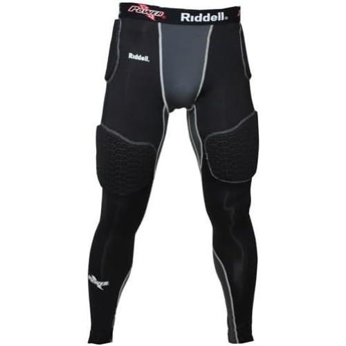 L Riddell Power Full Length Integrated 5-Pad Football Tights – Adult Sizes