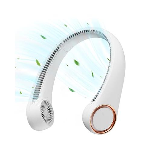Gaiatop Portable Neck Fan Rechargeable, Hands-Free Cooling, 23.5hrs Runtime