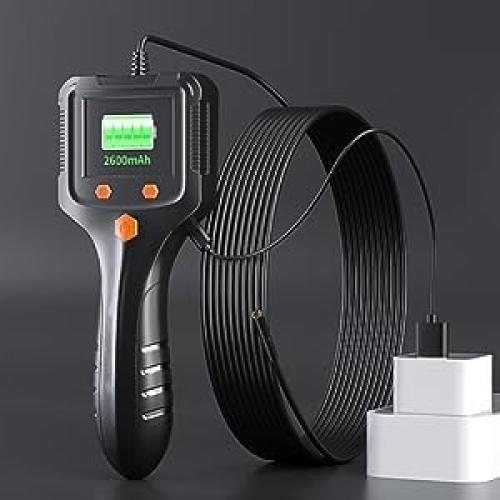 Daxiongmao Borescope，Endoscope Camera with Light, 1080P HD Borescope Tools with 8 Adjustable LED Lights, Endoscope with 11.5ft Semi-Rigid Snake Camera, Gadgets for Men