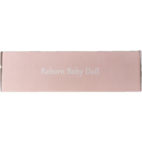 Lifelike Reborn Baby Dolls Girls Reborn Doll Eyes Closed Soft Body Realistic Newborn Baby Doll Real Life Baby Dolls Gift Box Toys 20 Inch Look Like a Real Baby