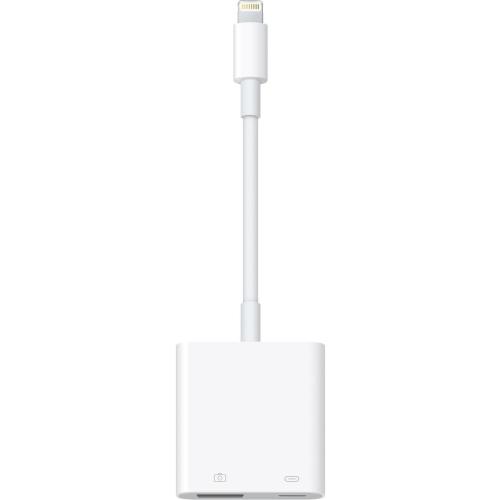 [Apple MFi Certified] Lightning to USB Camera Adapter with Charging Port for iPhone, USB3 Female OTG Adapter Compatible with iPhone/iPad Card, Readers, USB Flash Drives, Keyboards, Mice
